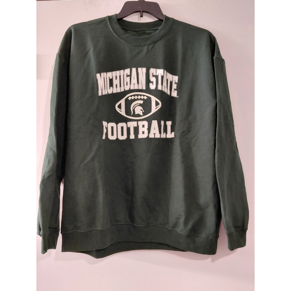 Unisex Michigan State Spartans Crew Neck Sweater Blue 84 Size XL New w/o Tags